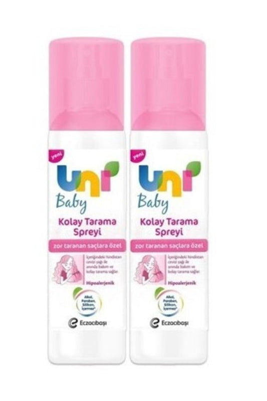 Uni Baby Kolay Tarama Spreyi 200 ml X 2 Adet P09106