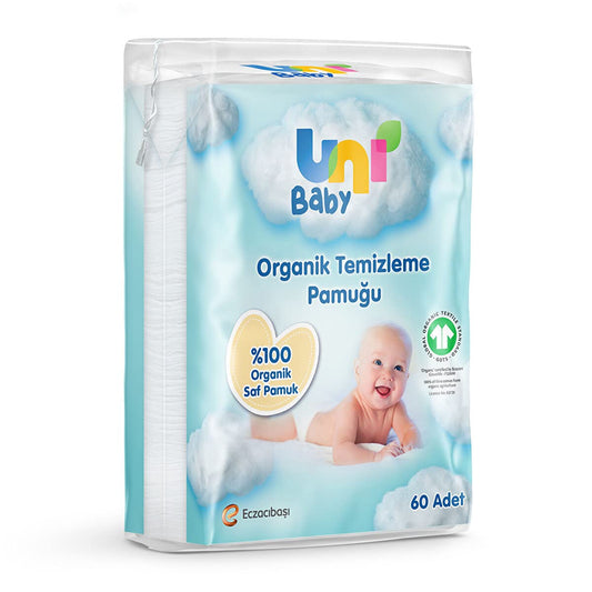 Uni Baby Bebek Temizleme Pamuğu 60 Adet